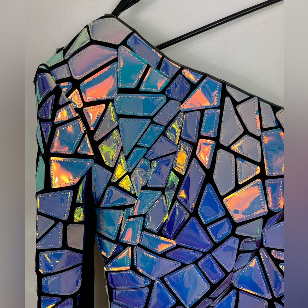 NWT BRONX AND BANCO Solar Embellished Dress Multicolour Sz XS - Picture 4 of 13